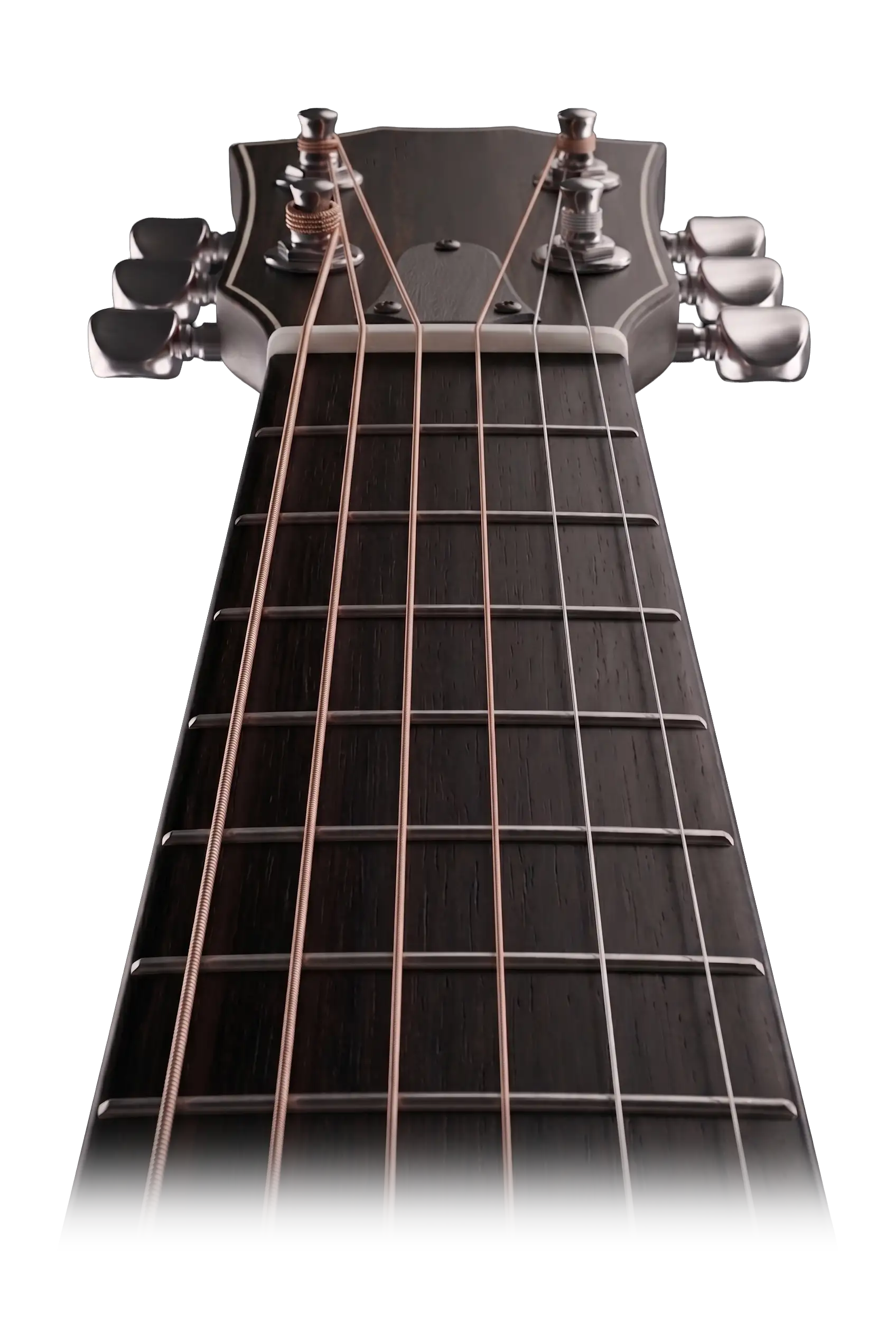 Photo-real guitar headstock tuner